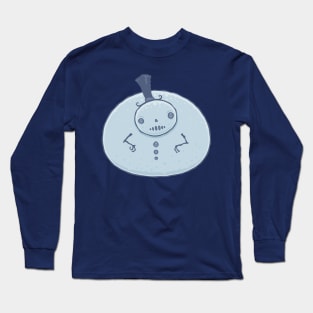 Pudgy Snowman Long Sleeve T-Shirt